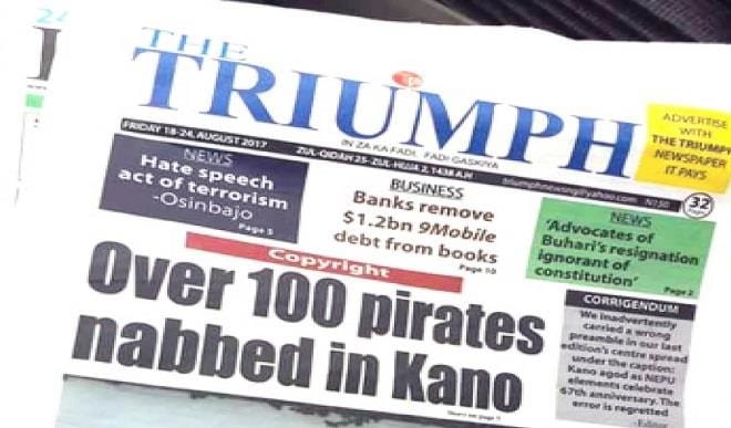 Sustain publication of Triumph newspapers, KNSG urged 2017 9large The Triumph Newspaper