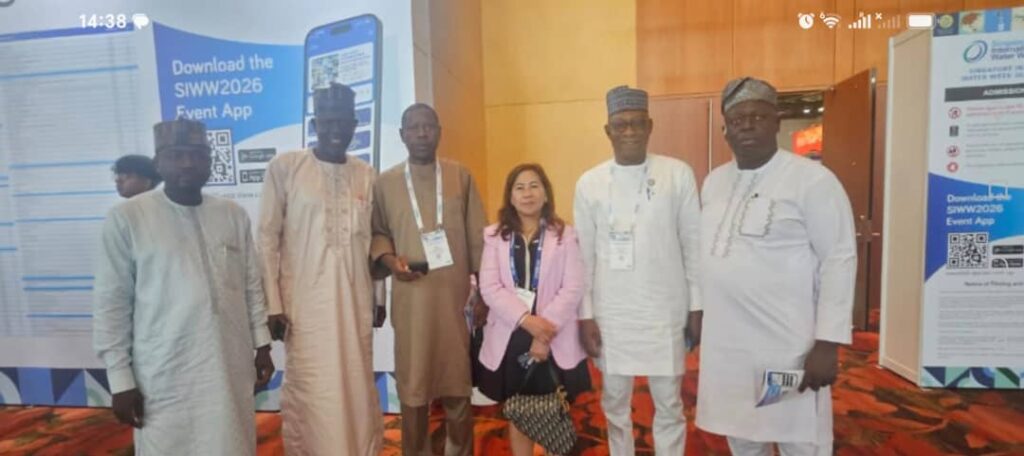 A high powered delegation led by the Commissioner for Water Resources, Hon. Aminu Abdullahi