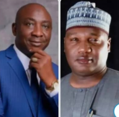 Gara-Gombe defends Gusau over Super Eagles’ World Cup failure, cites sabotage and structural challenges Ahmed Shuaibu Gara Gombe and President of the Nigeria Football Federation, Ibrahim Musa Gusau