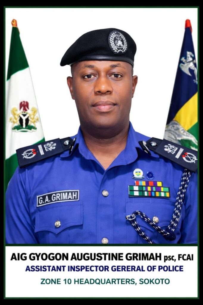 Assistant Inspector General of Police in charge of the zone, AIG Gyogon Augustine Grimah