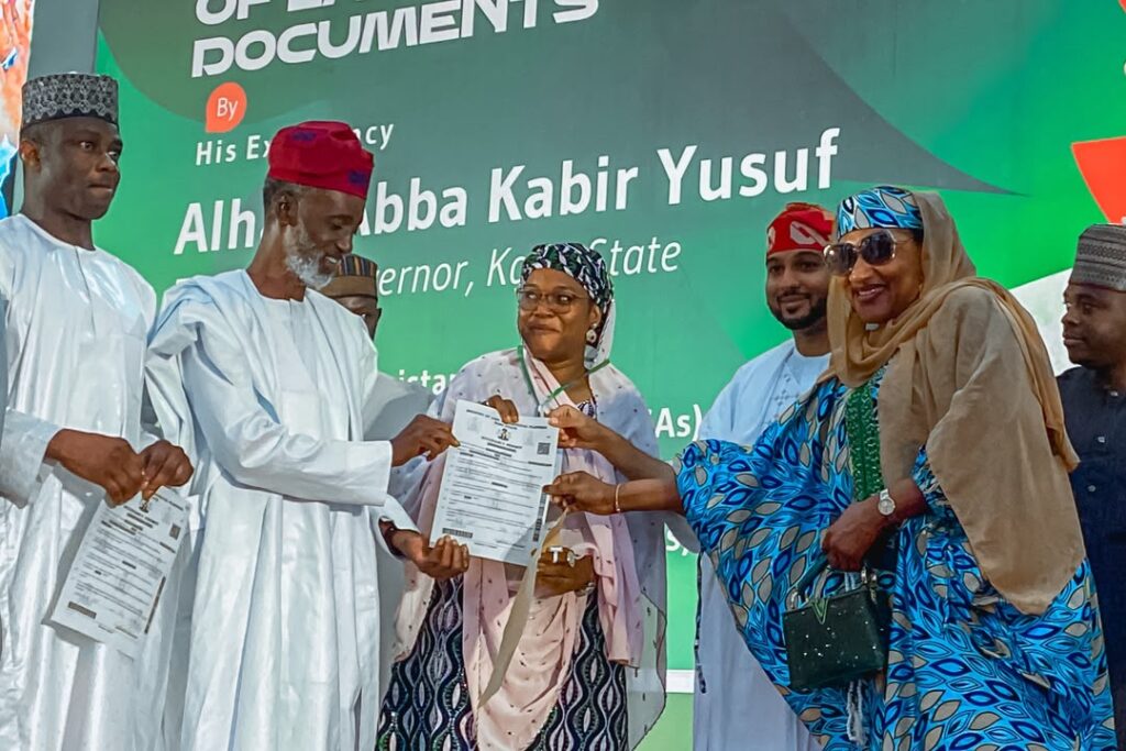 Governor Yusuf allocates land to aides to reduce housing deficit, create family wealth Distribution of land allocation to governor Yusuf's aides