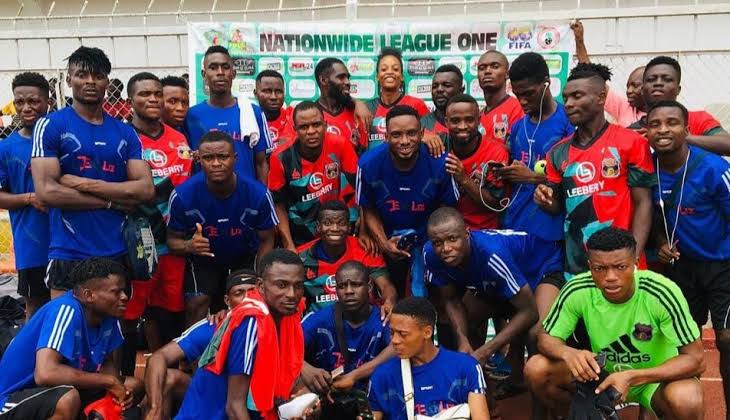 E-World United defeat Mojoda FC 2-0 in NLO clash E World United Football Club of Calabar