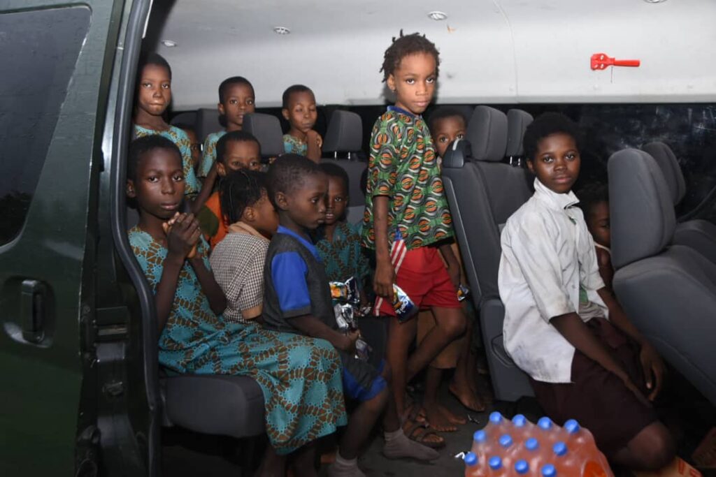 Eescue of Oyo kidnapped schoolchildre
