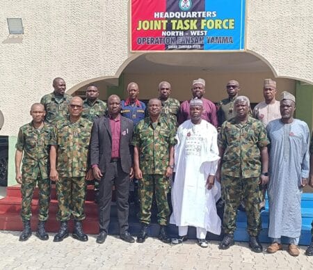 Gen. Oluyinka Olalekan in a group photograph