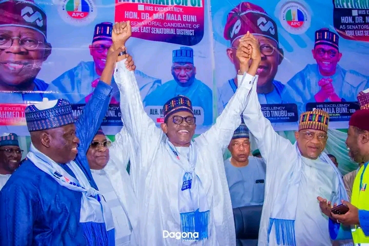 Buni Clinches Senate Ticket: A Triumph For Yobe Zone A Gov Mai Mala Buni of Yobe State