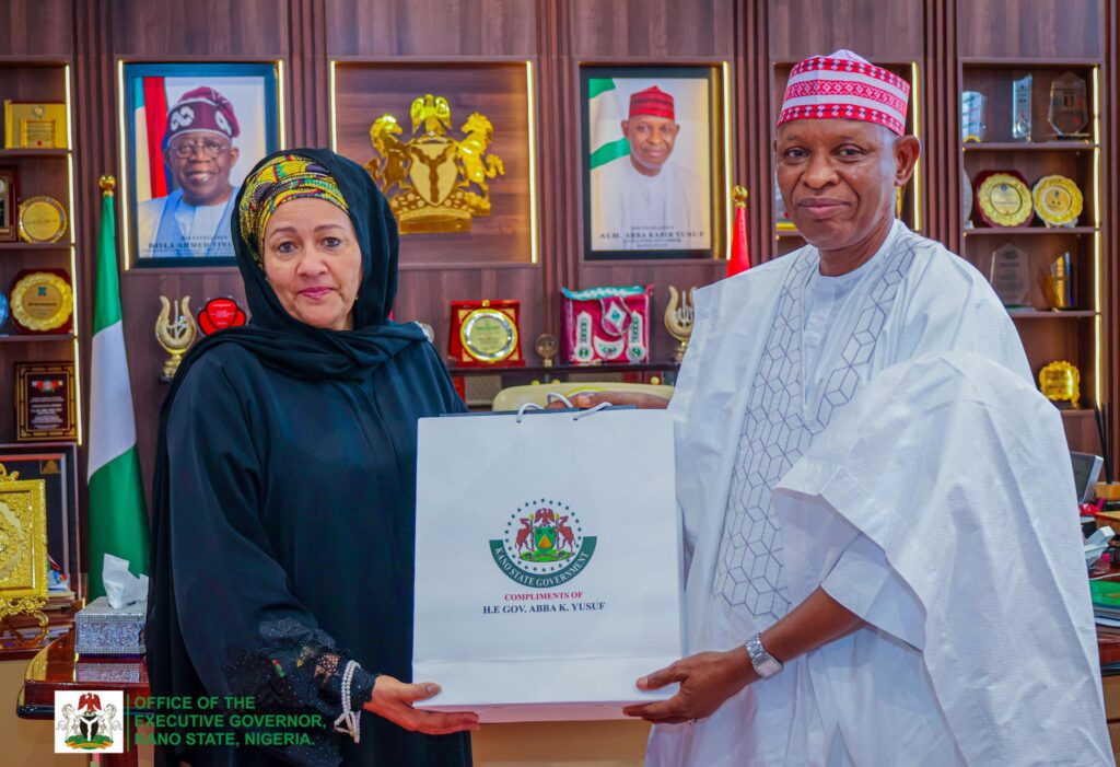 Gov Yusuf and Amina J Mohammed