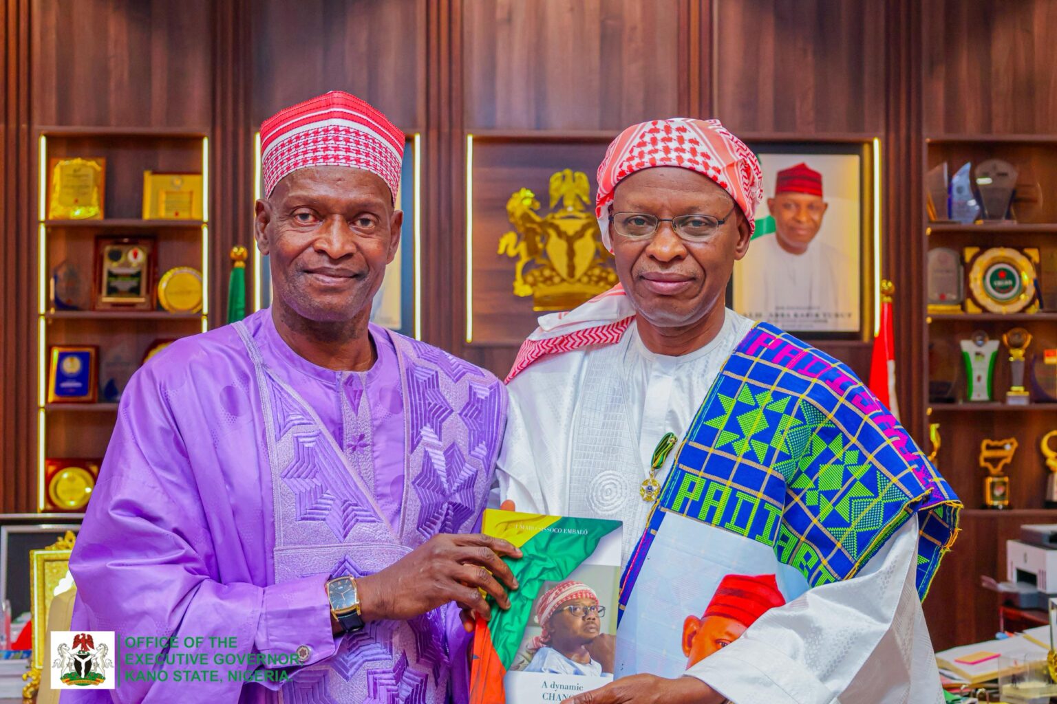 Guinea-Bissau’s Sissoco honours Gov Yusuf with nation’s highest gold medal Gov Yusuf and Guine Bissau President Sissoco