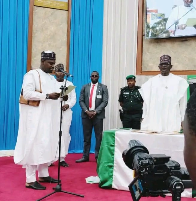 Governor Buni swears in Dr. Goje as substantive Yobe SSG, 13 others Gov. Buni swears in Dr. Goje as Yobe SSG