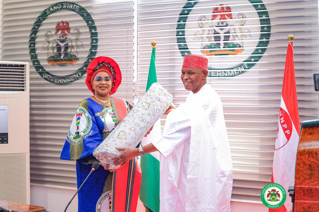 Gov. Yusuf and Mrs Elizabeth Kayode