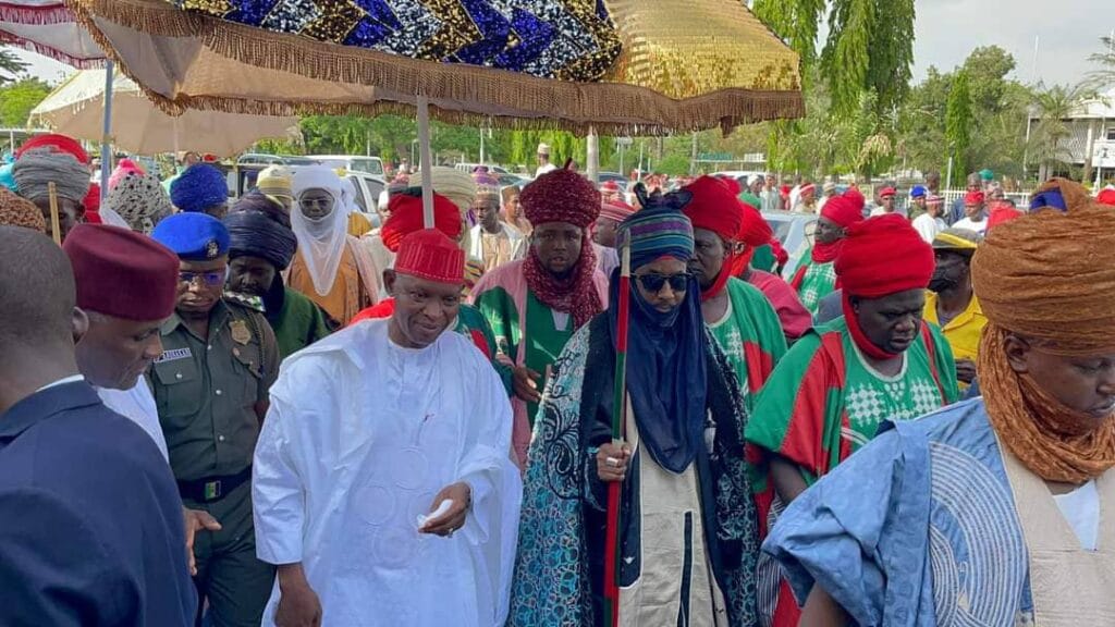 Gov. Yusuf and the Emir of Kano, Sanusi II