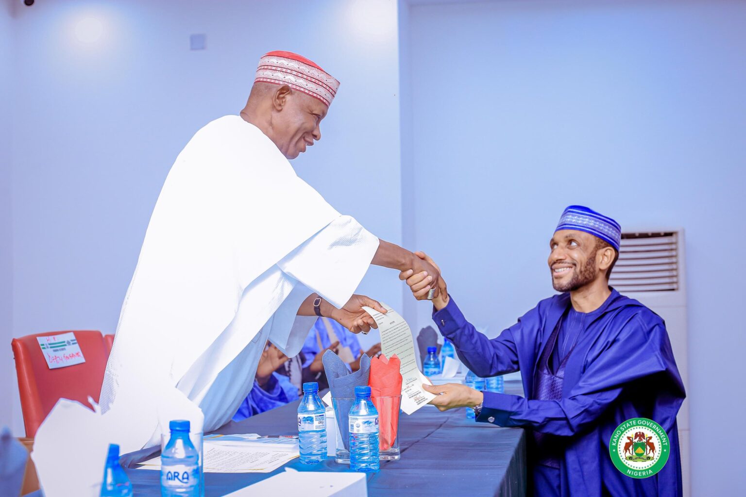 Governor Abba Kabir Yusuf and his deputy, Murtala Sule Garo