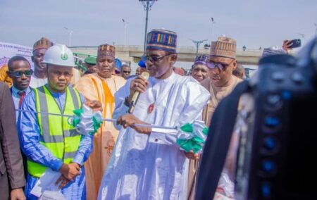 Governor Buni while commissioning the project