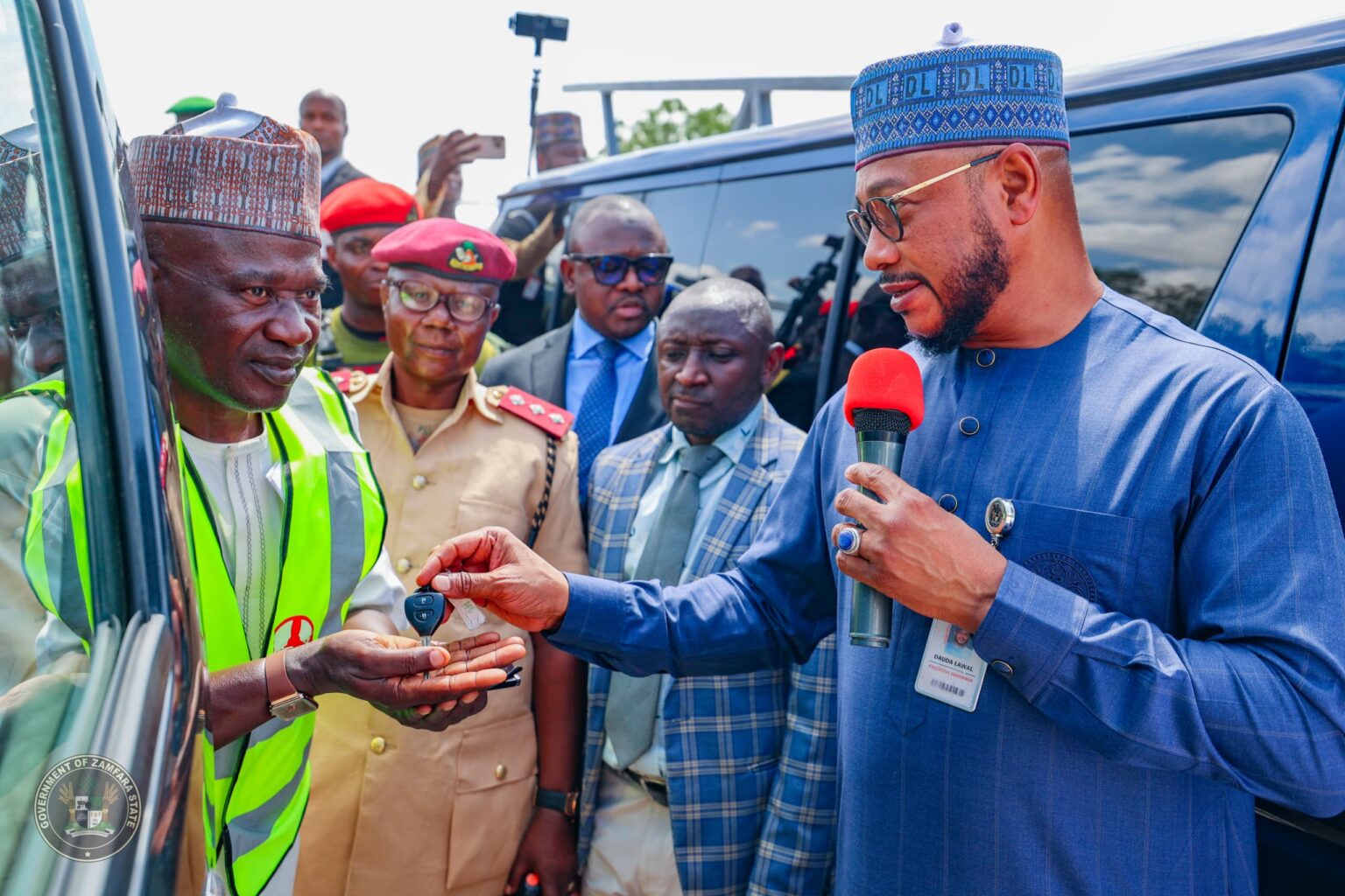 Governor Dauda Lawal has distributed 50 new buses to the Zamfara State chapter