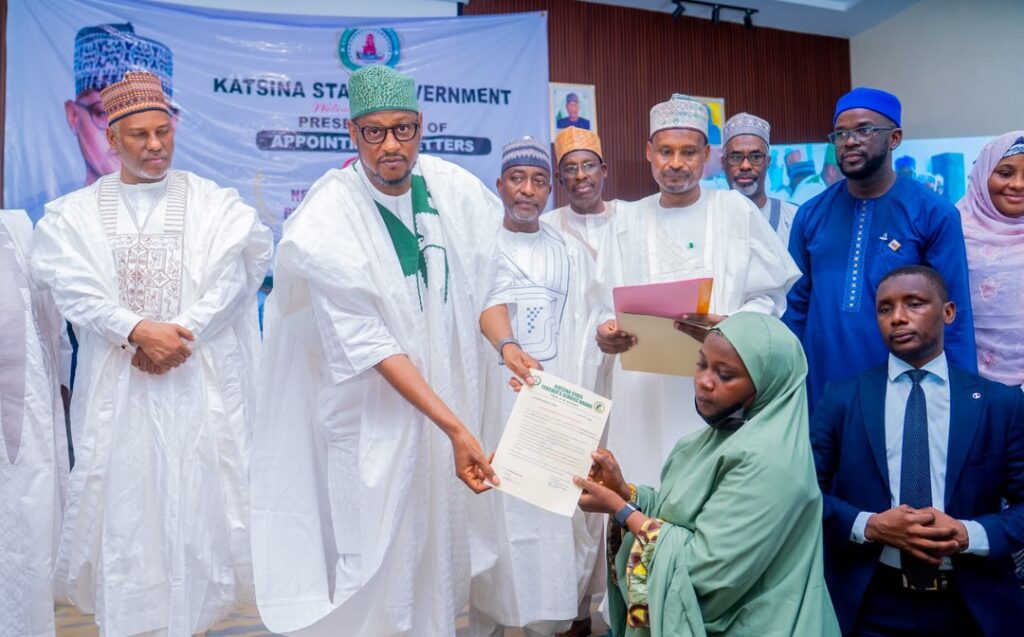KTSG recruits 2,158 teachers to strengthen education sector Governor Dikko Umar Radda distributes appointment letters to 2,158 newly recruited teachers