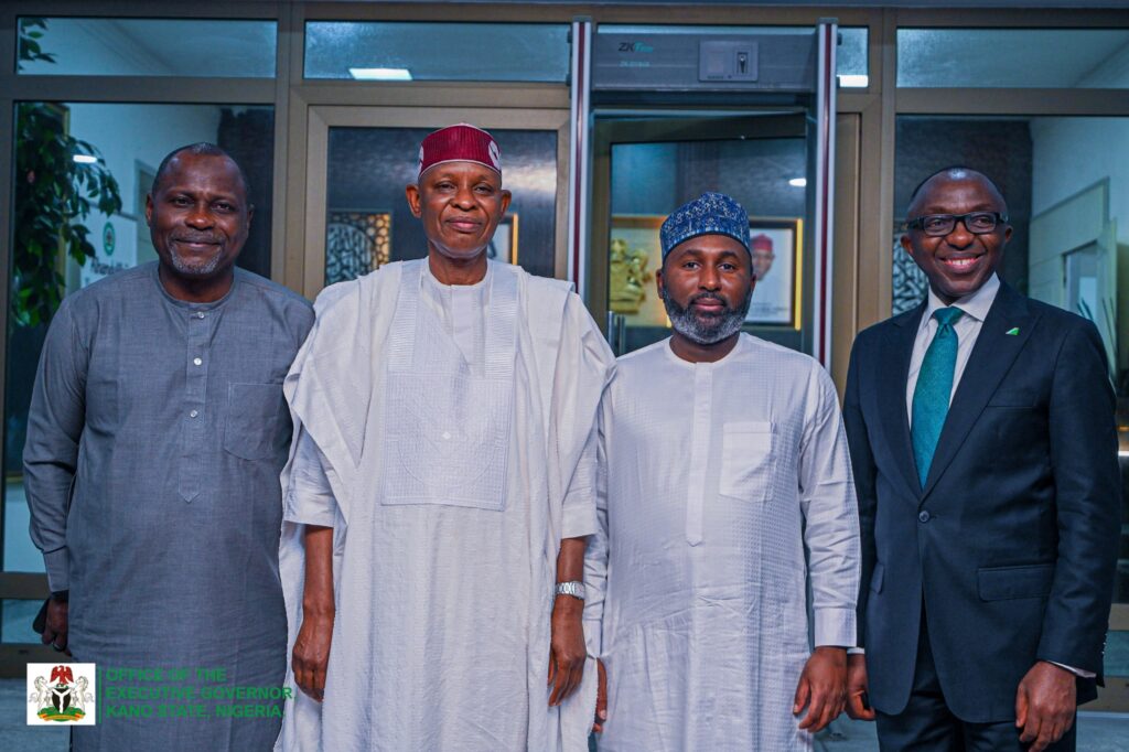 Governor Yusuf and delegation of Kano rail project