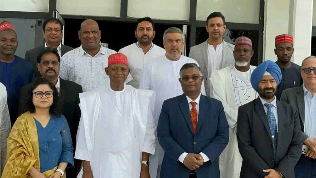 Governor Yusuf and other deginitiries