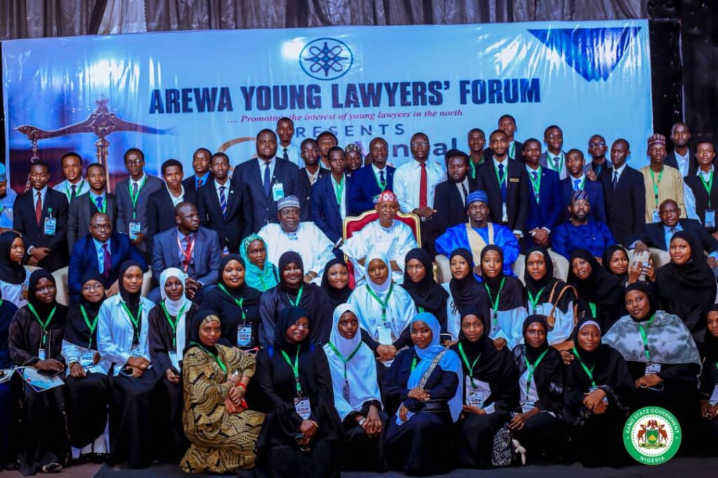 Governor Yusuf during Arewa Young Lawyer's Forum