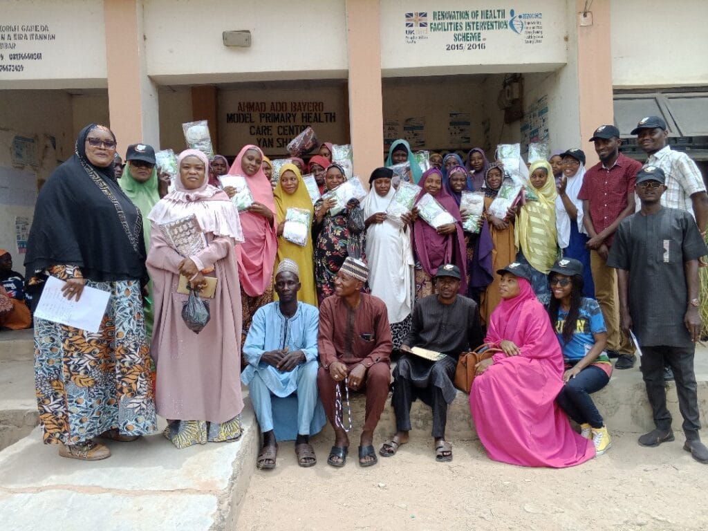 Group photograph with CHRICED and beneficiaries