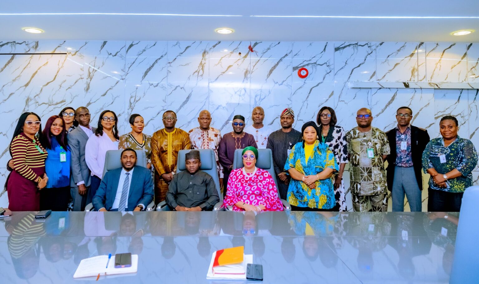 NSITF pledges technical support to Gambia, strengthens social security partnership Group photography
