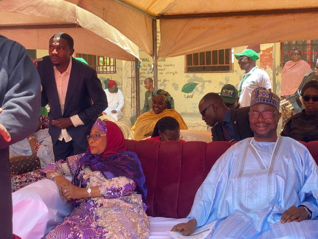 Hajiya Amina Abdullahi Sani and Dr. Bernard M. Doro