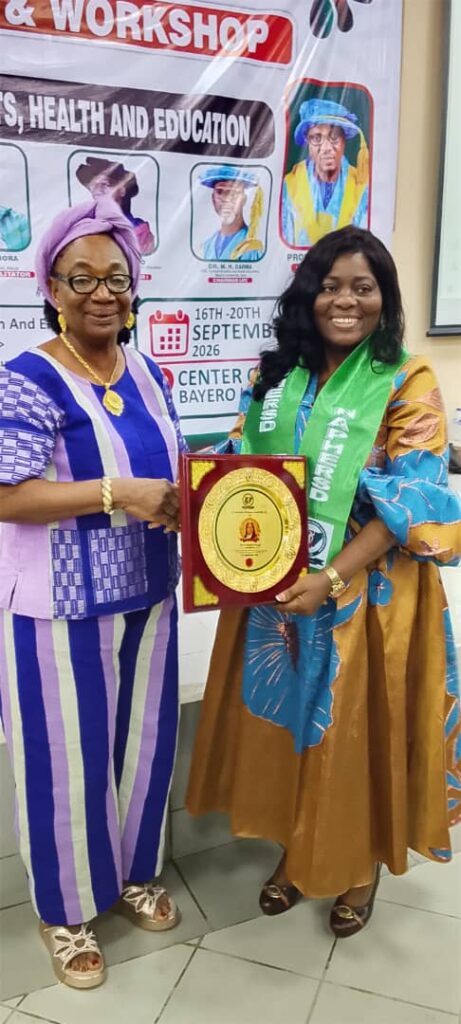 NSSF President, Mrs Olabisi Joseph, others receive awards at NAPHER-SD conference IMG 20260919 WA0063