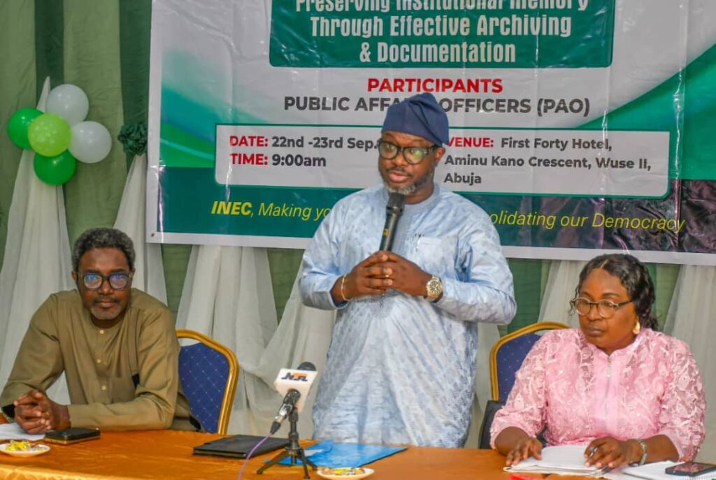 INEC trains public affairs officers on archiving, documentation IMG 20260922 WA0000