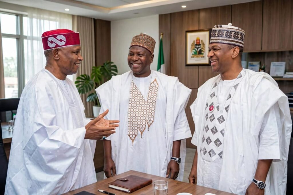Governor Abba, Rurum, Dan’agundi hold two-hour closed-door meeting as Sanusi defies Kano horse-riding ban IMG 20261001 WA0007