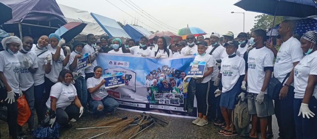 World YOMA Day: 1,000 youths defy rain to clean Calabar streets, markets IMG 20261004 WA0010