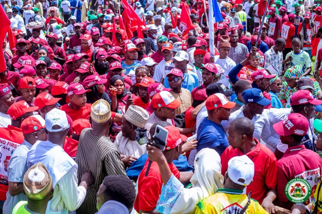Abba Yusuf attracts attention at APC presidential campaign flag-off in Kaduna IMG 20261024 WA0061