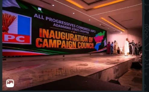 2027 Elections: Fintiri inaugurates 3,000-Member APC campaign council in Adamawa IMG 20261031 WA0001