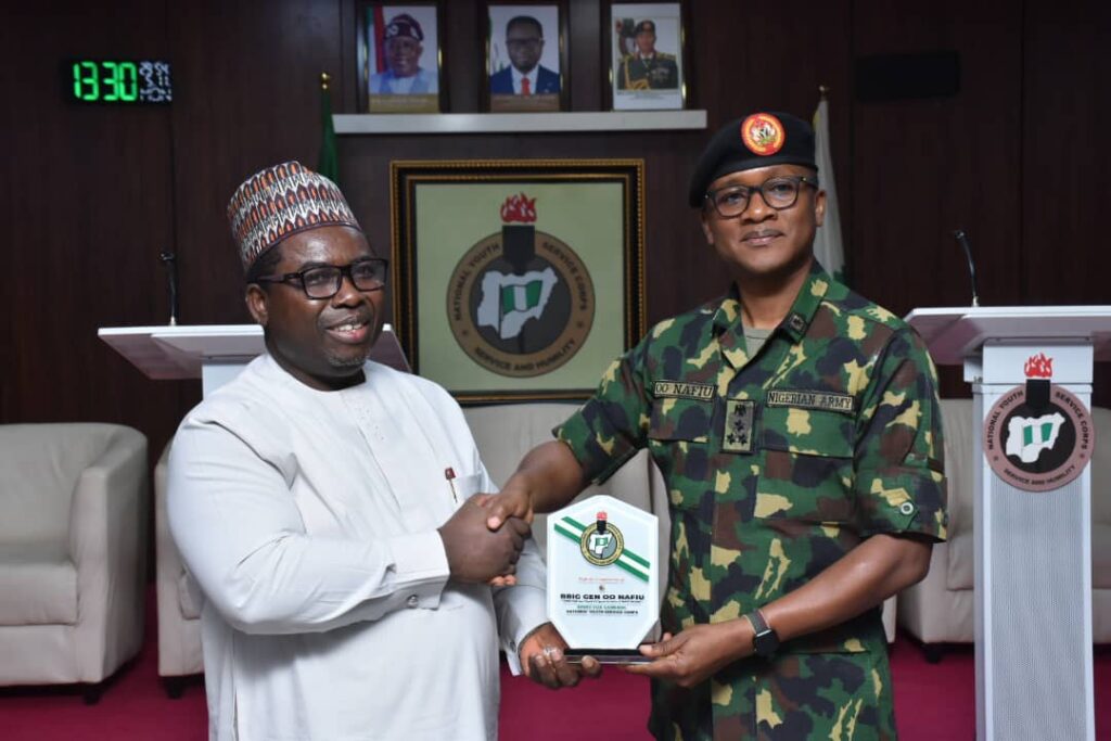 2027 polls: INEC to deploy 1.4m corps members nationwide INEC Chairman Professor Joash Amupitan and Director General of the NYSC, Brigadier General Olakunle O. Nafiu