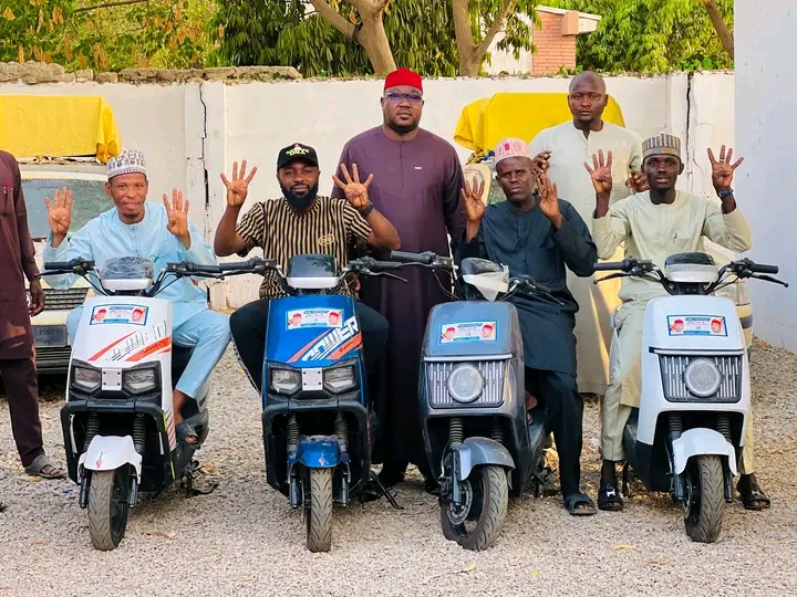 Namadi Dala distributes motorcycles to loyalists Ibrahim Namadi Dala