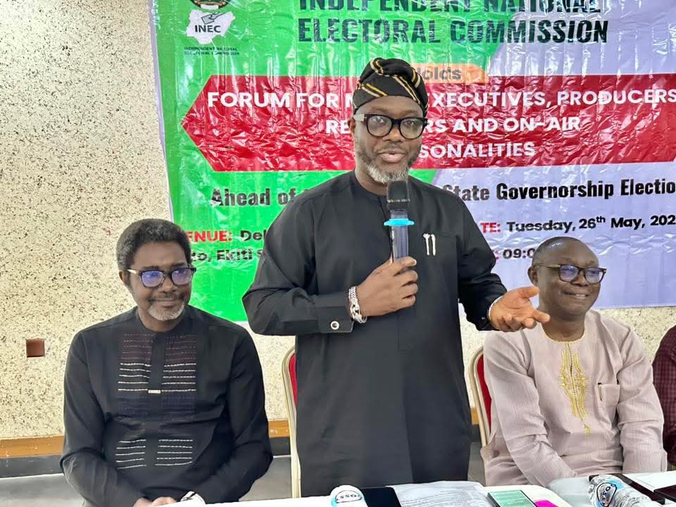 INEC warns journalists against fake news ahead of Ekiti governorship election Independence National Electoral Commission presentative