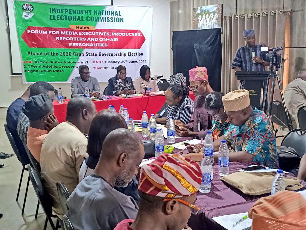 Osun Poll: INEC charges media practitioners to expose vote buying for prosecution Independent National Electoral Commission (INEC)