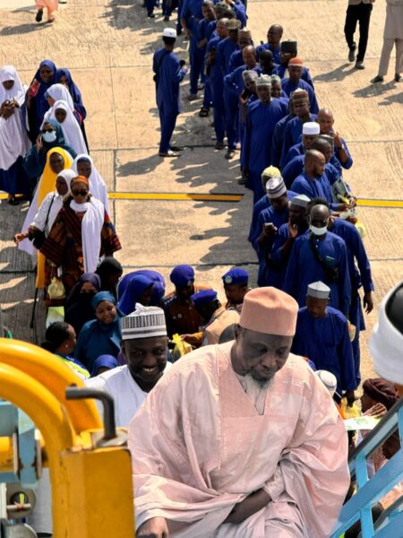 Intending pilgrims