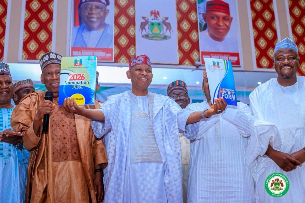 Kano APC Stakeholders purchase nomination form for Abba Kabir Yusuf