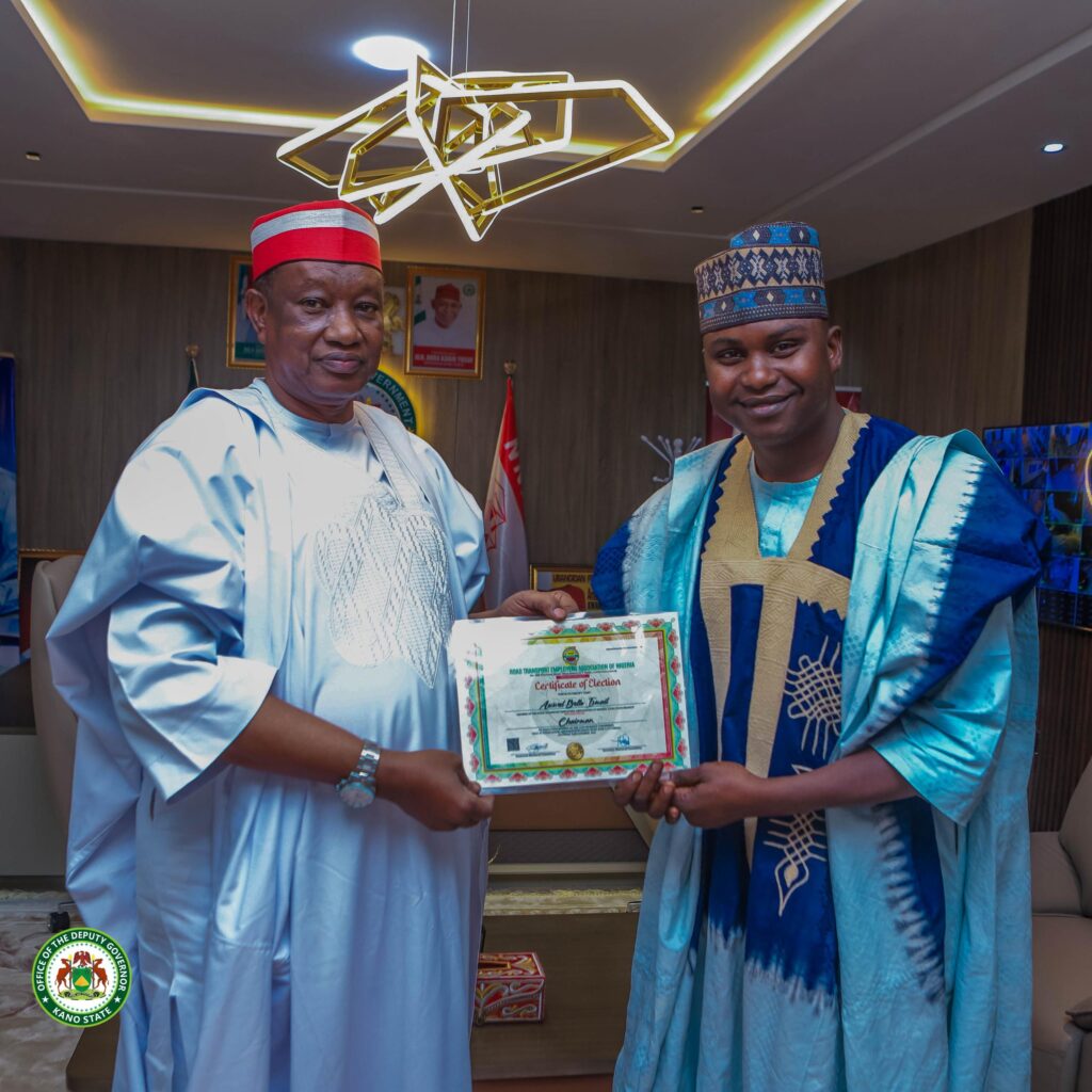 Kano Deputy Gov, Comrade Gwarzo with RETAN boss Auwal