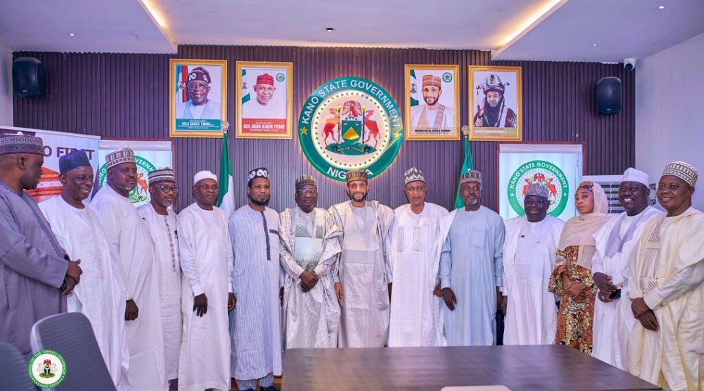 Kano deputy governor, Alhaji Murtala Sule Garo and members of Kano APC