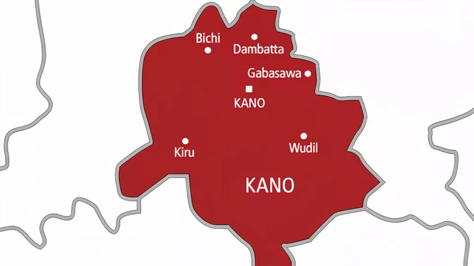 Kano state map