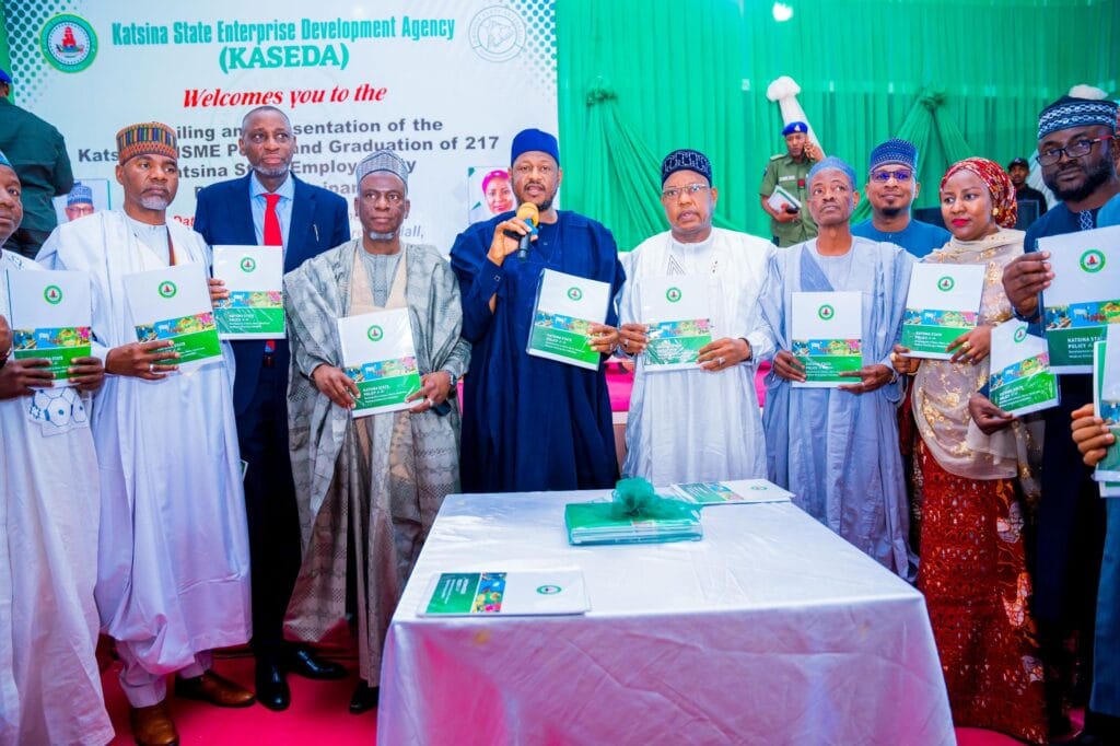 Katsina Governor, Dikko Radda, at the unveiling