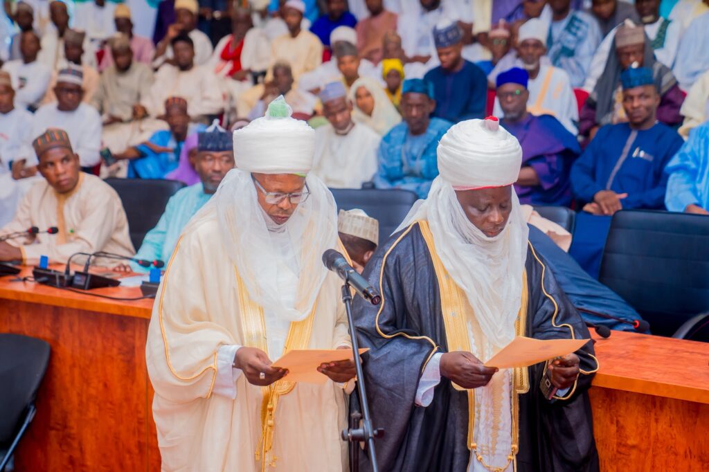Katsina State Governor, Malam Dikko Umaru Radda, has sworn in two new Kadis