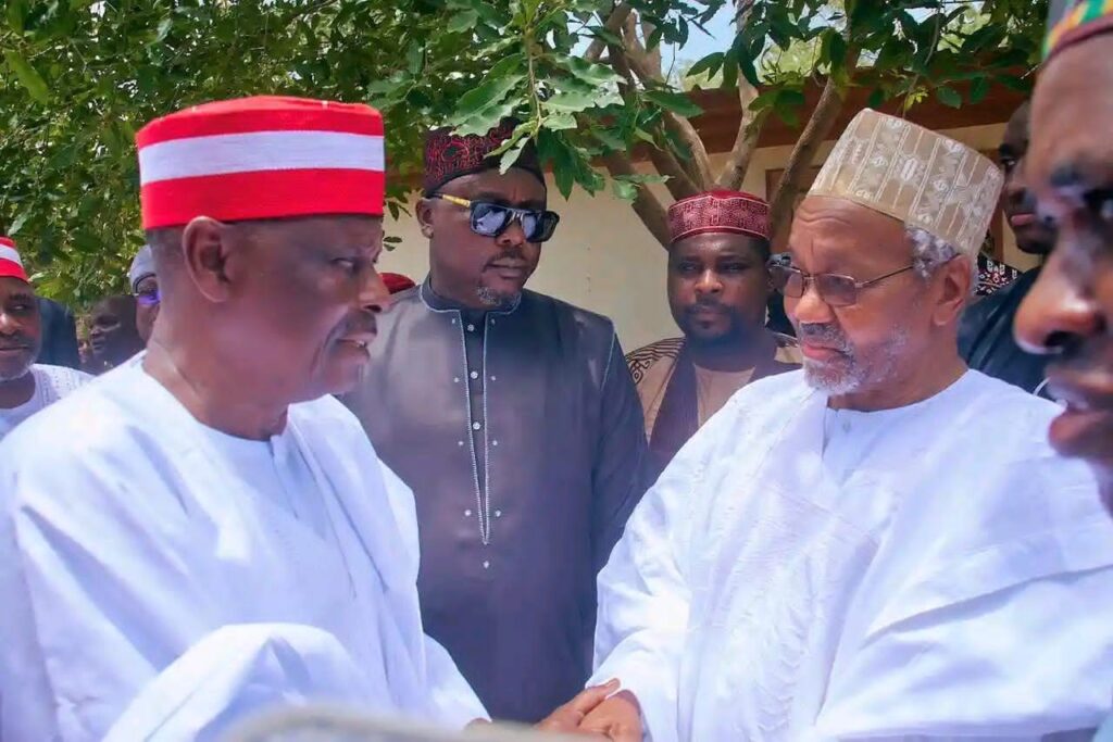 Kwankwaso and Mamman Daura in Katsina