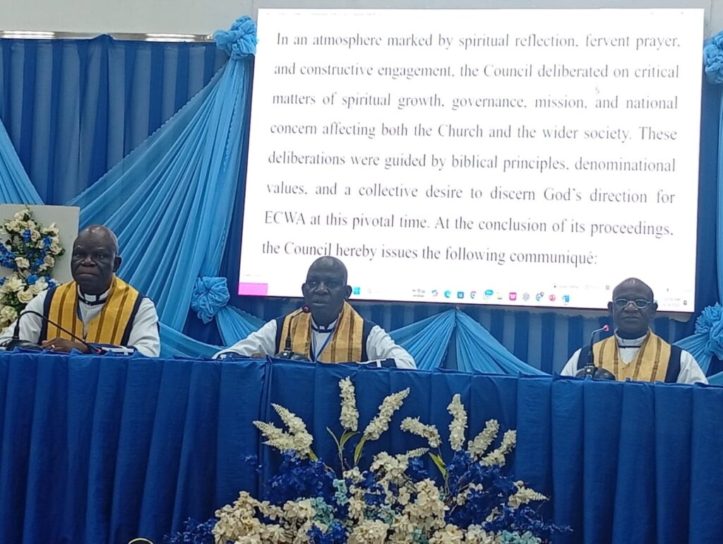 Members of the General Church Council (GCC) of the Evangelical Church Winning All (ECWA)