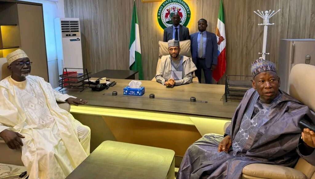 Garo takes charge as Kano deputy governor Murtala Sule Garo in his new deputy governor office