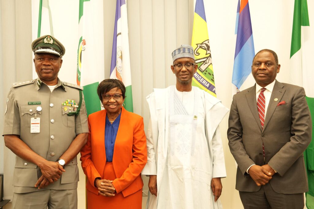 NSA with the officers