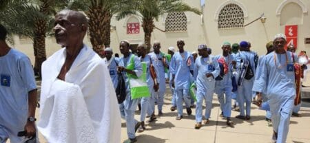 Nigerian pilgrims