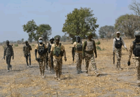 Nigerian troops