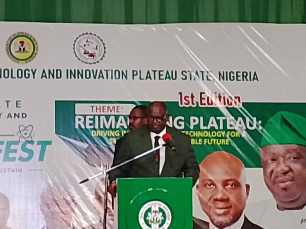 Plateau State Commissioner for Science, Technology and Innovation, Dr. Cletus Shurkuk