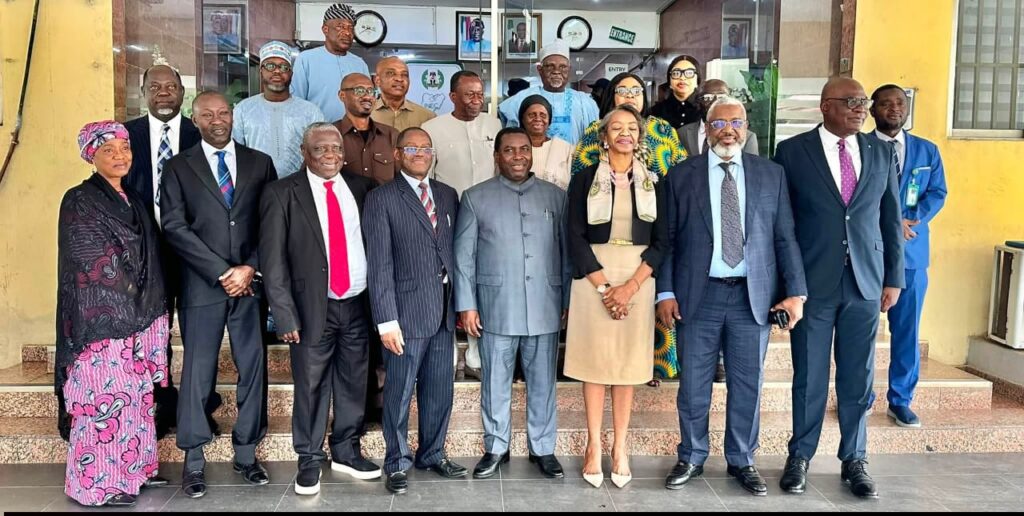INEC Chairman reaffirms commitment to Osun poll, 2027 elections Prof. Joash Amupitan, SAN and delegation of the Body of Senior Advocates of Nigeria (SANs)