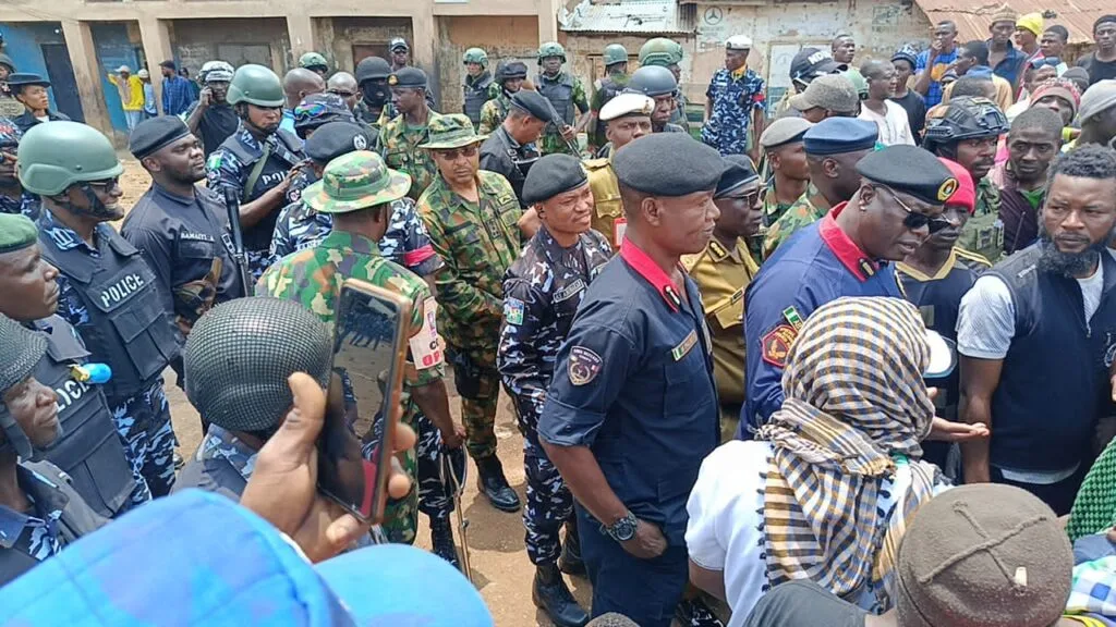 Security operatives in Jos
